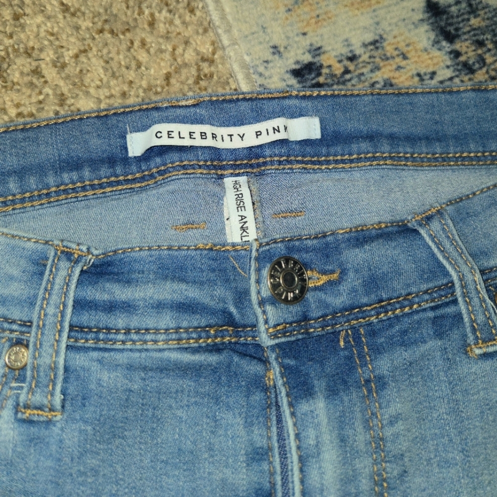 Celebrity Pink High-Rise Ankle Skinny Jean Sz 9 (30")